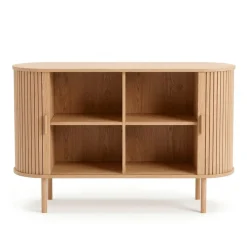 Nimara Penelope skænk med jalousilåger i eg - 120x40x78 cm* Kommoder & Skænke|Tv Borde