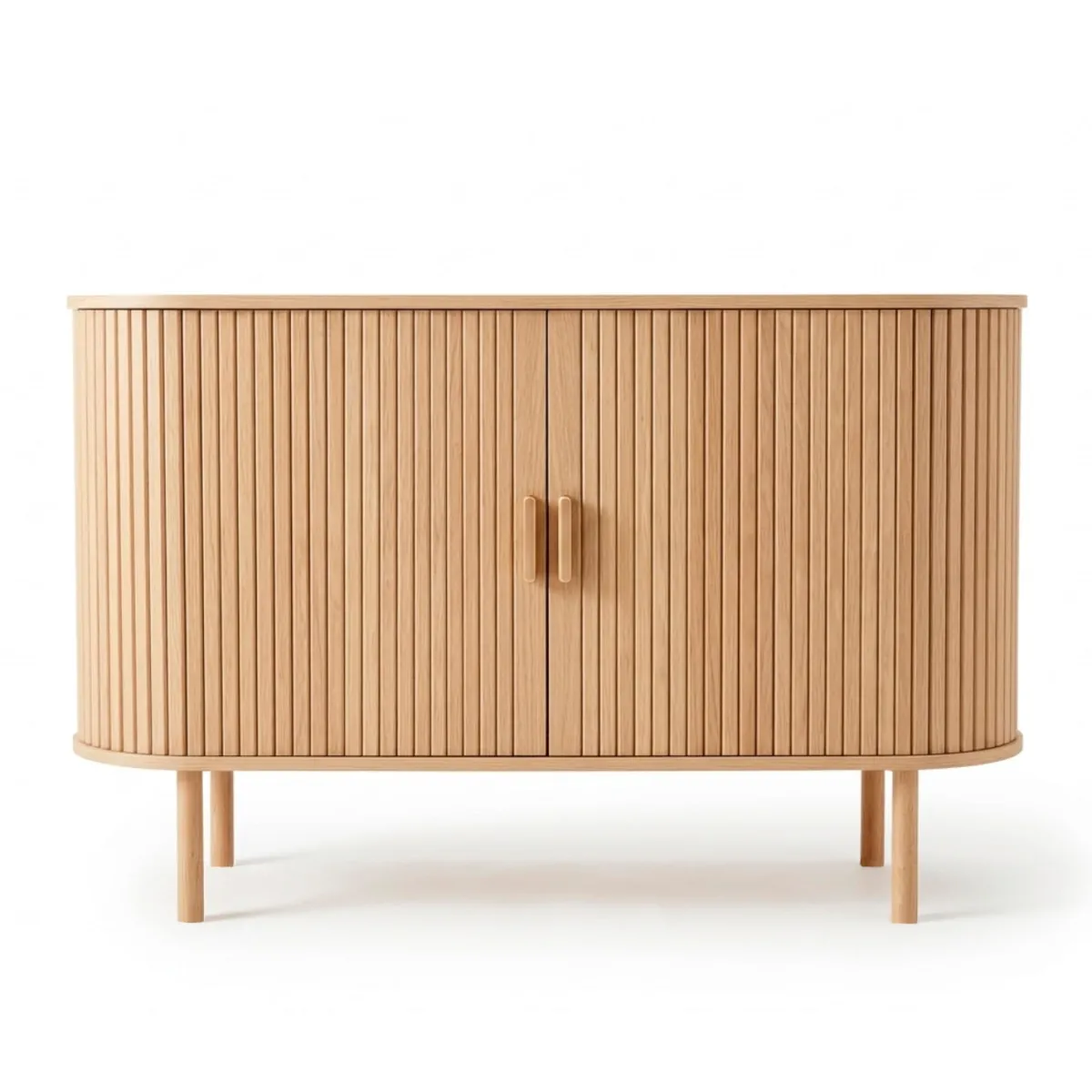 Nimara Penelope skænk med jalousilåger i eg - 120x40x78 cm* Kommoder & Skænke|Tv Borde