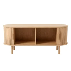 Nimara Penelope TV-bord med jalousilåger i eg - 120x40x48 cm* Kommoder & Skænke|Tv Borde