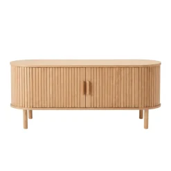 Nimara Penelope TV-bord med jalousilåger i eg - 120x40x48 cm* Kommoder & Skænke|Tv Borde