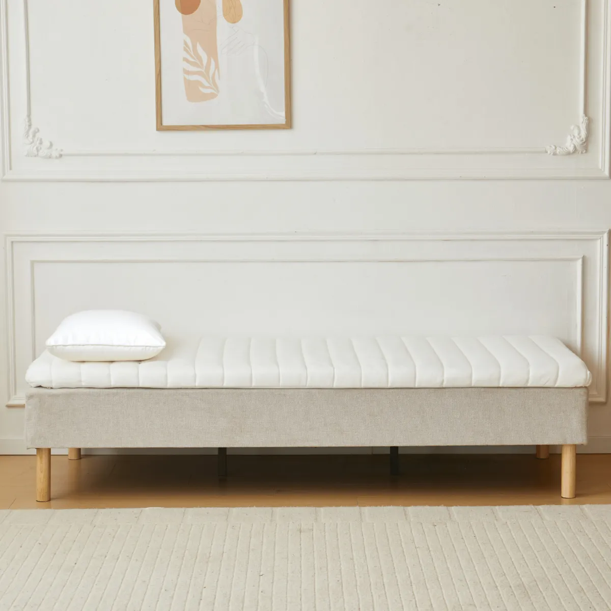 Nimara Premium Aksel hvid topmadras i memoryskum 90x200x7 cm* Alle Madrasser|Topmadrasser