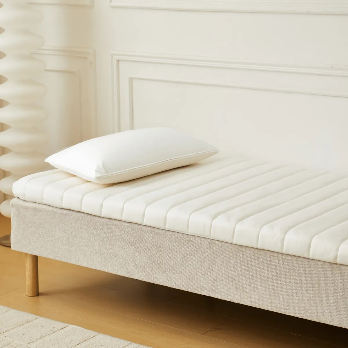 Nimara Premium Aksel hvid topmadras i memoryskum 90x200x7 cm* Alle Madrasser|Topmadrasser