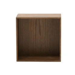 Nimara Rumi vægreol 33x20x33 cm røget eg inkl. vægophæng* Reoler|Opbevaring Til Spisestuen