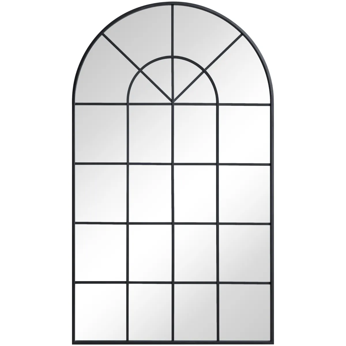 Nimara Sandra - New yorker spejl med buning sort 110x65 cm* Spejle