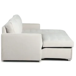 Nimara Sinus beige sovesofa med vendbar chaiselong og opbevaring* Sofaer|Sovesofaer