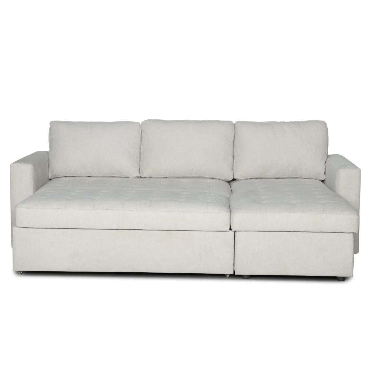 Nimara Sinus beige sovesofa med vendbar chaiselong og opbevaring* Sofaer|Sovesofaer