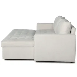 Nimara Sinus beige sovesofa med vendbar chaiselong og opbevaring* Sofaer|Sovesofaer