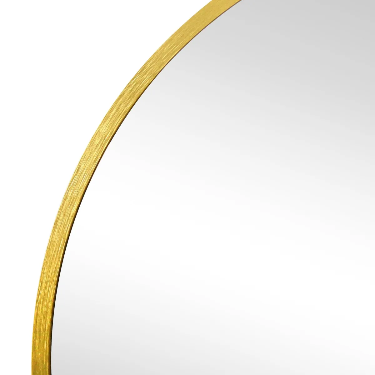 Nimara Sofie Ovalt Spejl Med Messing/Guld Ramme 50 x 80 cm* Spejle