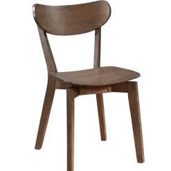 Nimara Spisebordssæt - Miles rundt spisebord Ø120 cm (Røget Egefiner) + 4x Rory spisebordsstole i røget egelook* Spisebordssæt