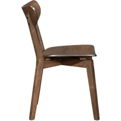 Nimara Spisebordssæt - Miles rundt spisebord Ø120 cm (Røget Egefiner) + 4x Rory spisebordsstole i røget egelook* Spisebordssæt