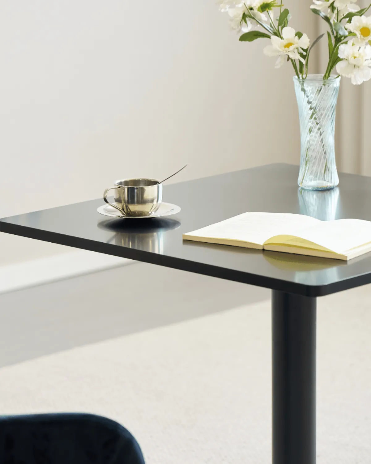 Nimara Stacey cafebord - 70 x 70 cm - Sort/Sort* Spiseborde