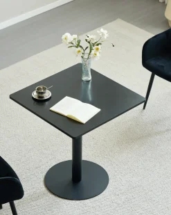 Nimara Stacey cafebord - 70 x 70 cm - Sort/Sort* Spiseborde