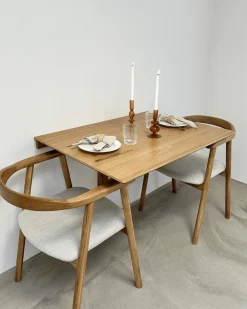Nimara Tiago væghængt bord i eg 100x70 cm* Spiseborde